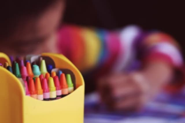 Child Colouring - Netherthong Pre-School
